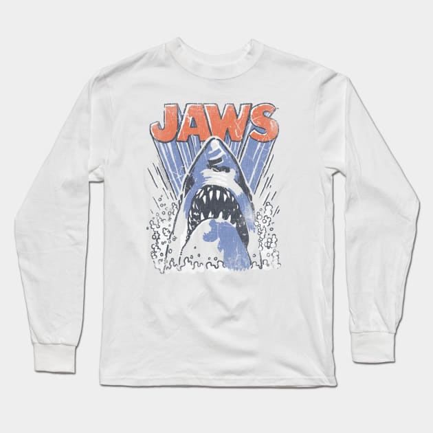 JAWS - Retro Replica Long Sleeve T-Shirt by Chewbaccadoll